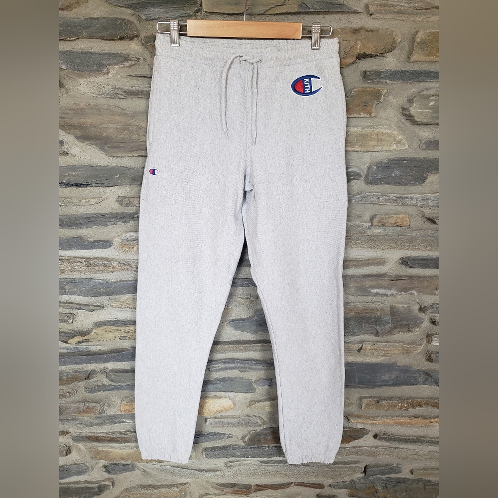 Kith Champion Collab Gray Sweatpants XS